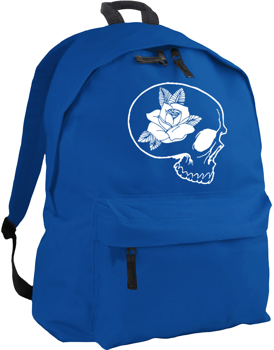 skull and rose backpack