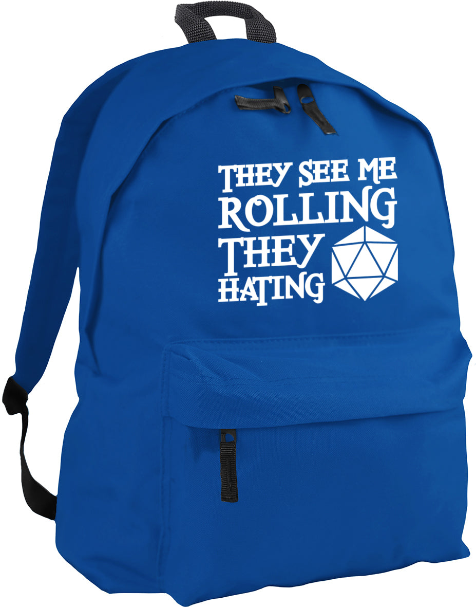 They See Me Rolling They Hating backpack