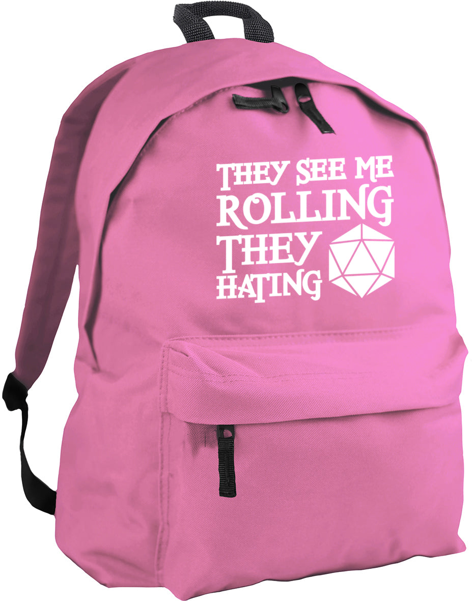 They See Me Rolling They Hating backpack