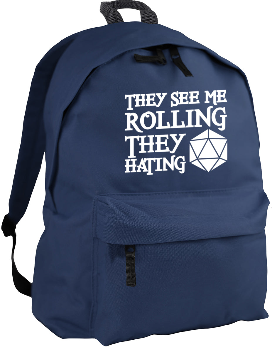 They See Me Rolling They Hating backpack