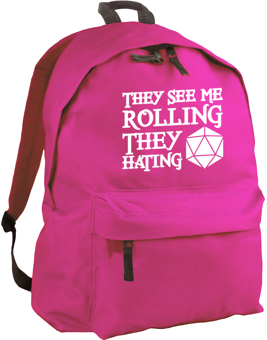 They See Me Rolling They Hating backpack
