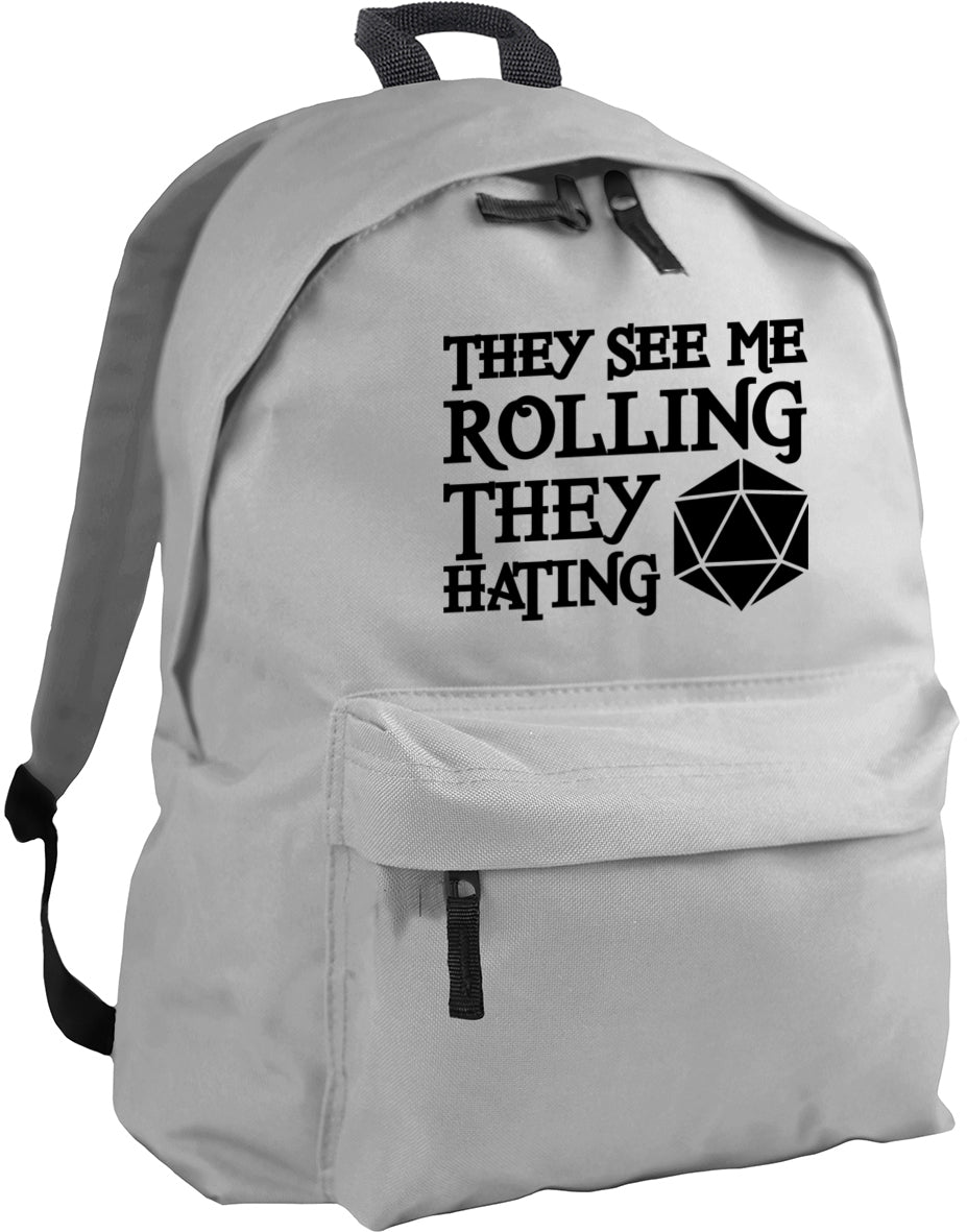 They See Me Rolling They Hating backpack