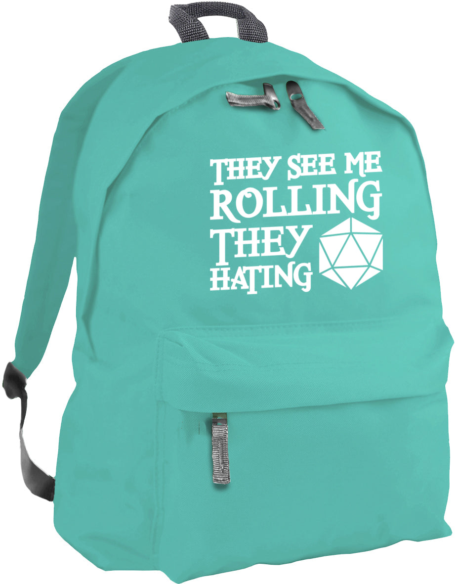 They See Me Rolling They Hating backpack