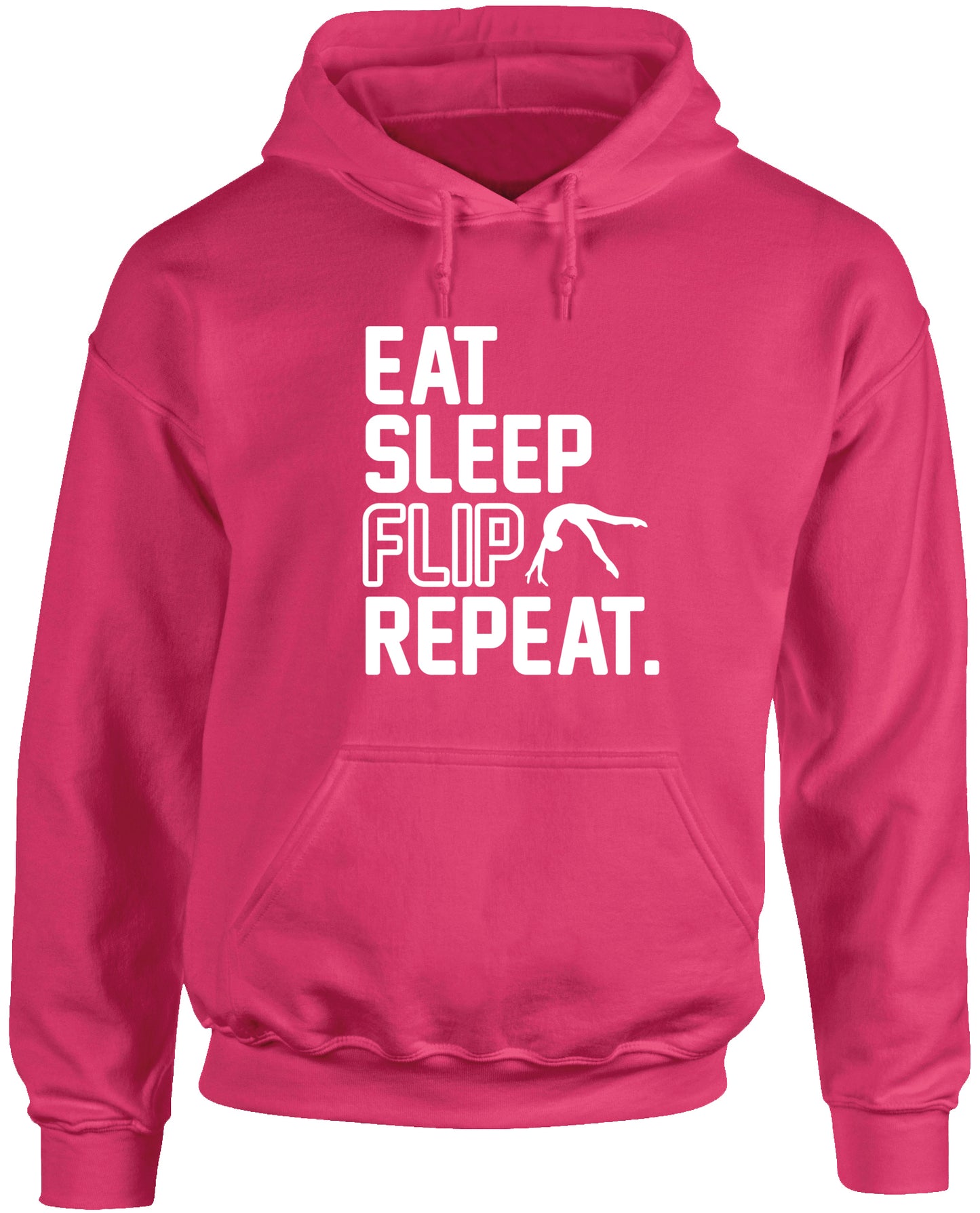 Eat Sleep Flip Repeat Gymnastics Gymnast unisex Hoodie hooded top