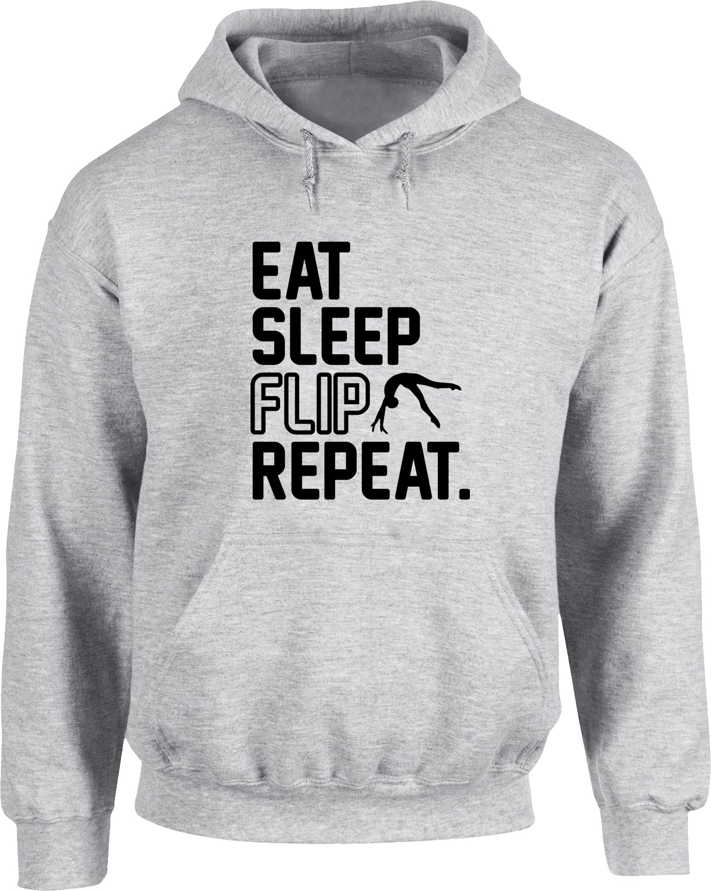 Eat Sleep Flip Repeat Gymnastics Gymnast unisex Hoodie hooded top