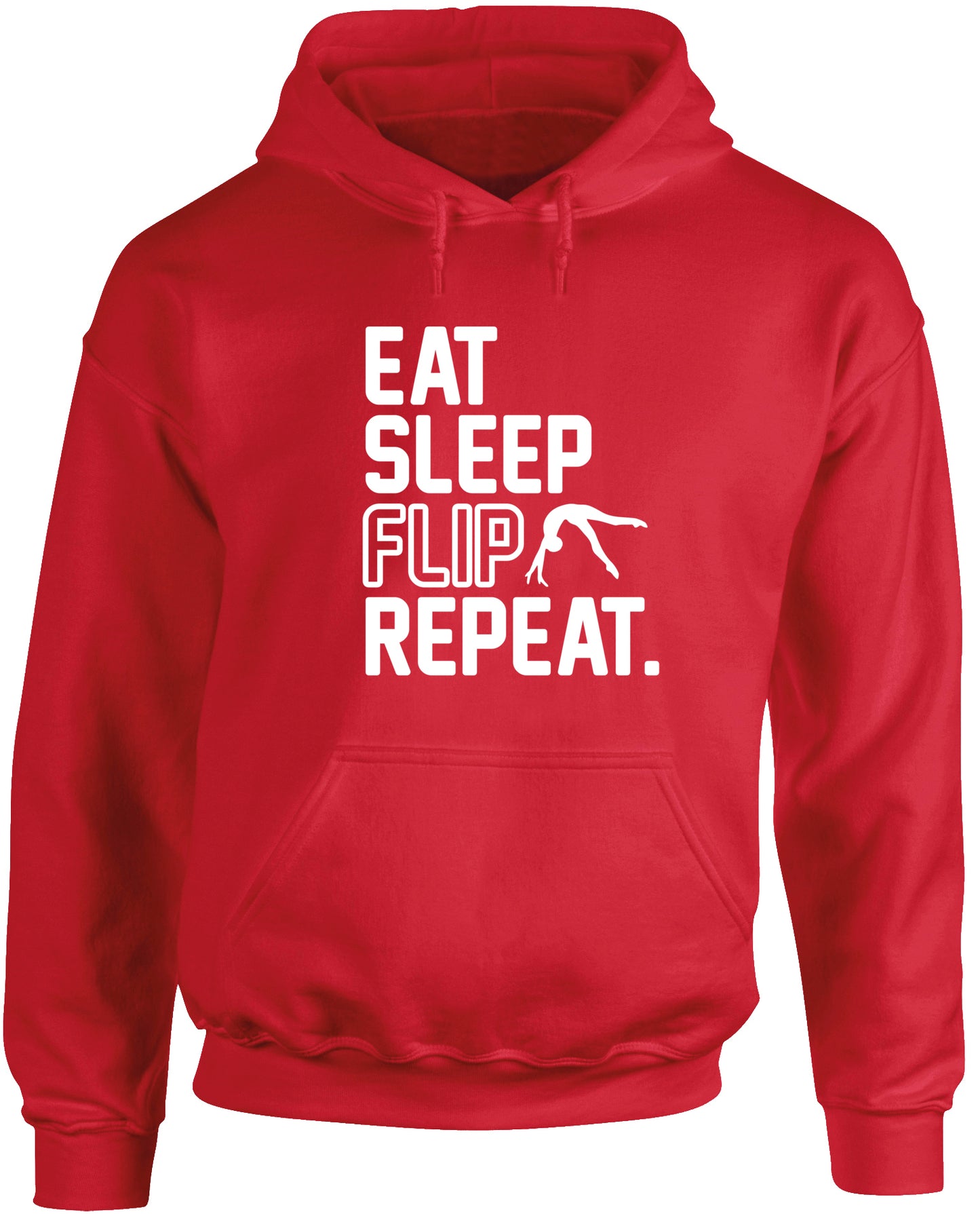 Eat Sleep Flip Repeat Gymnastics Gymnast unisex Hoodie hooded top