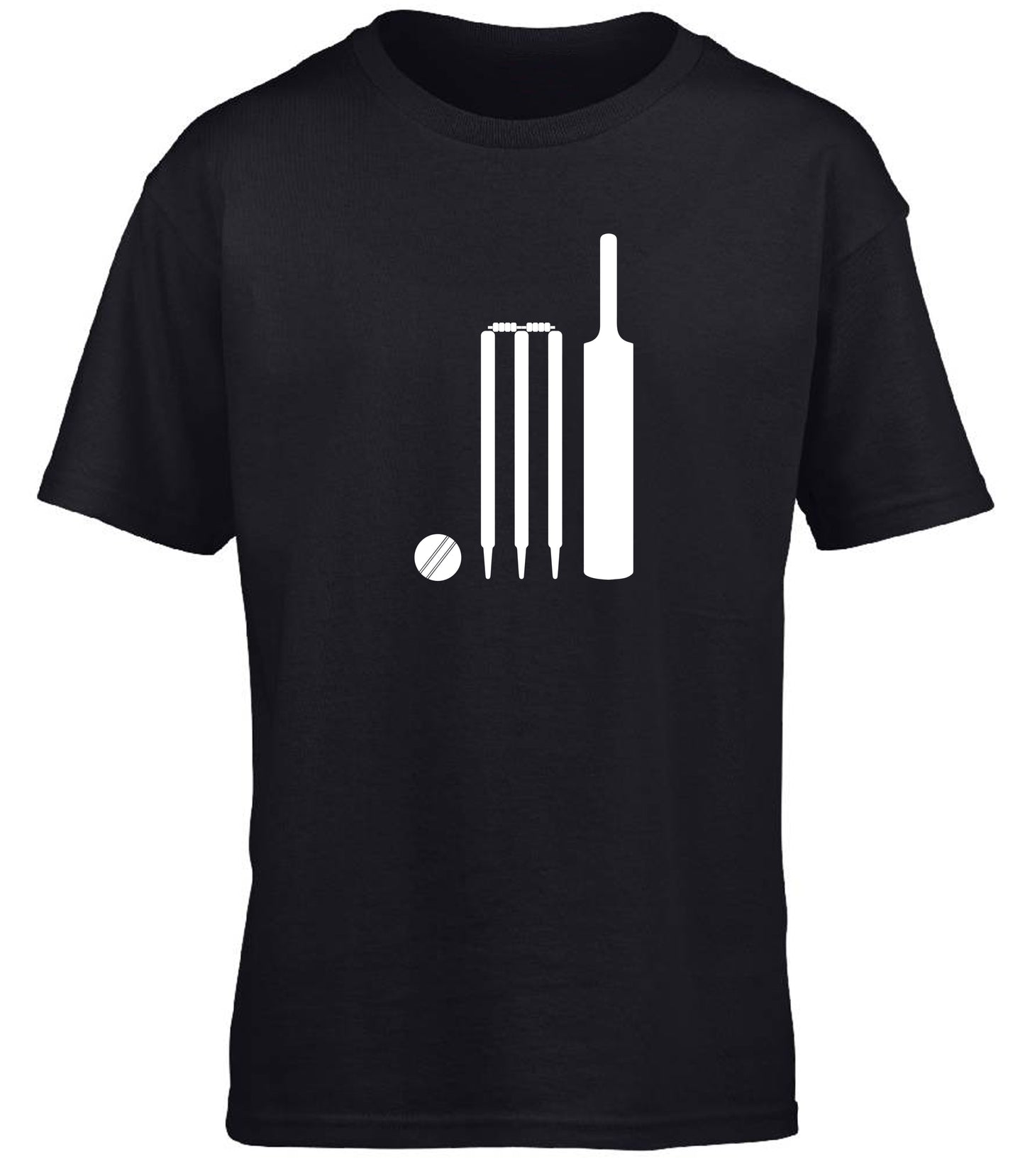 Cricket Bat, Ball and Stumps children's T-shirt