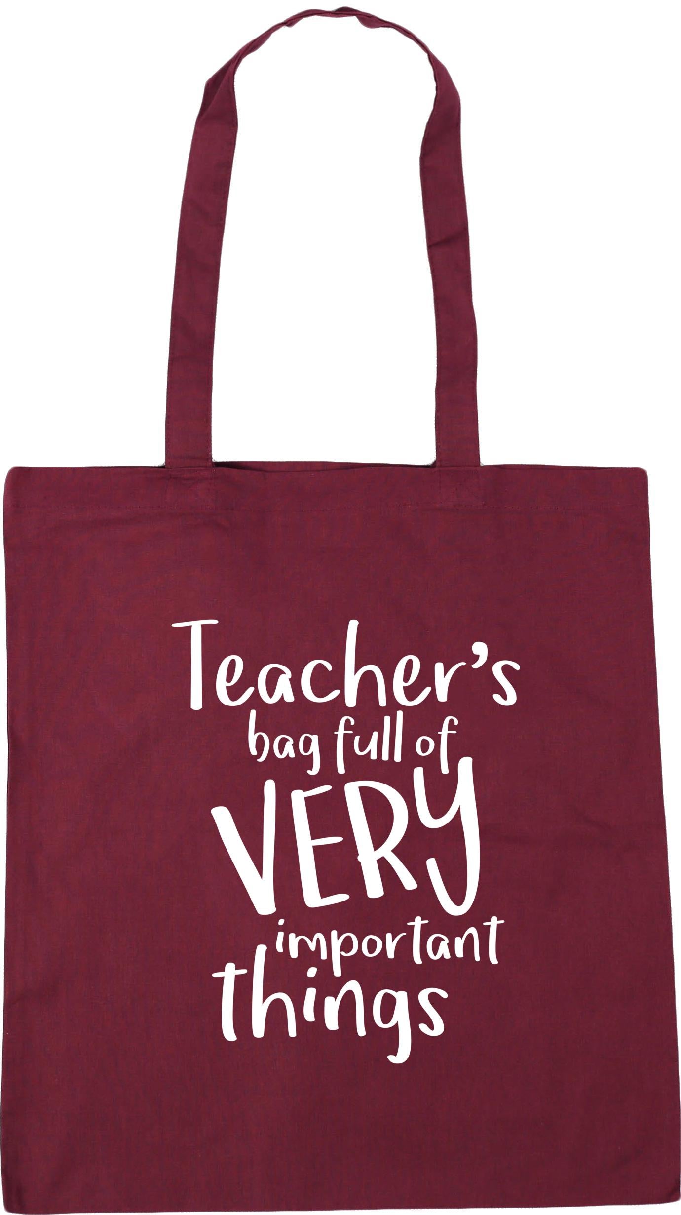 Teacher's Bag Full of Very Important Things Tote Bag
