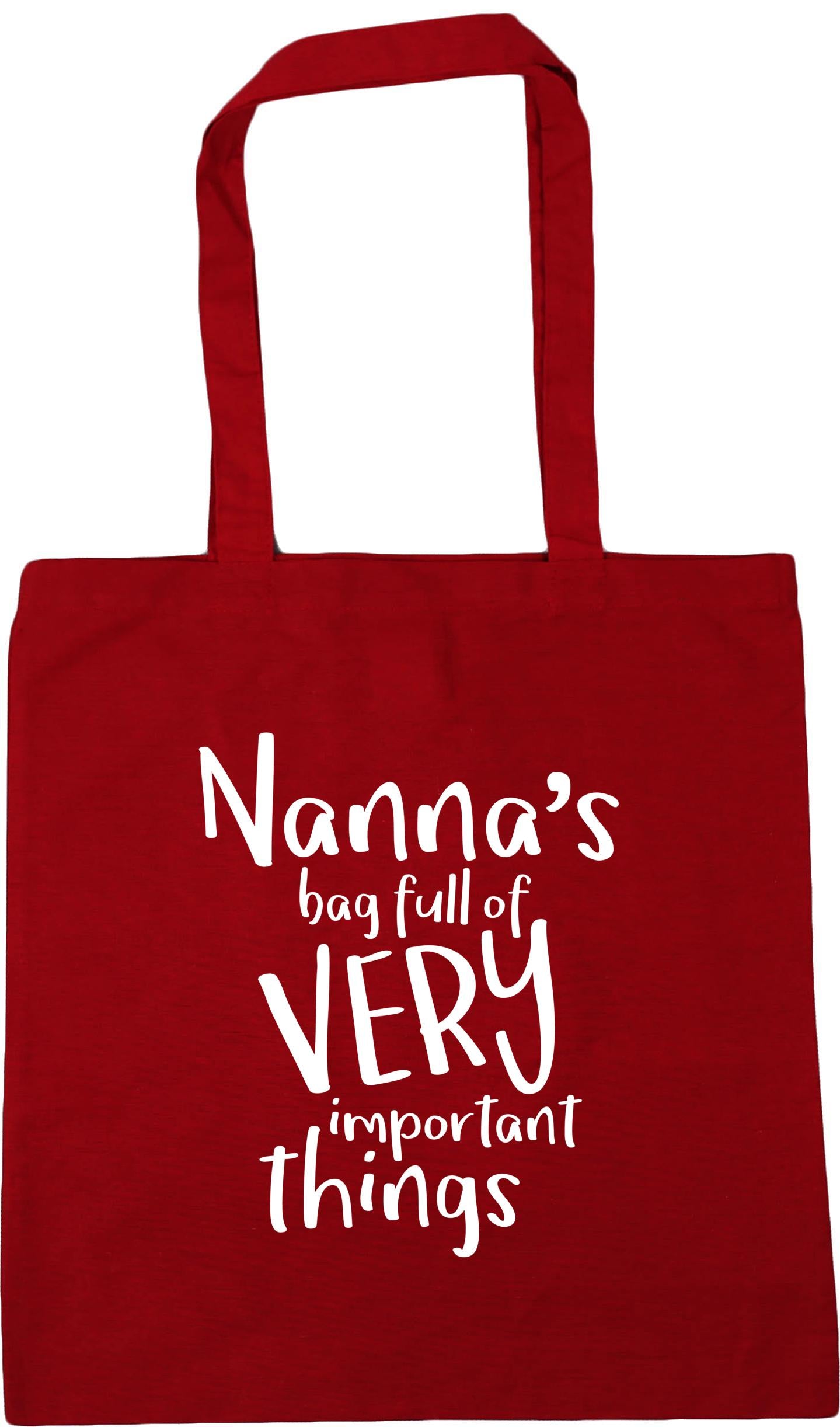 Nanna's Bag Full of Very Important Things Tote Bag