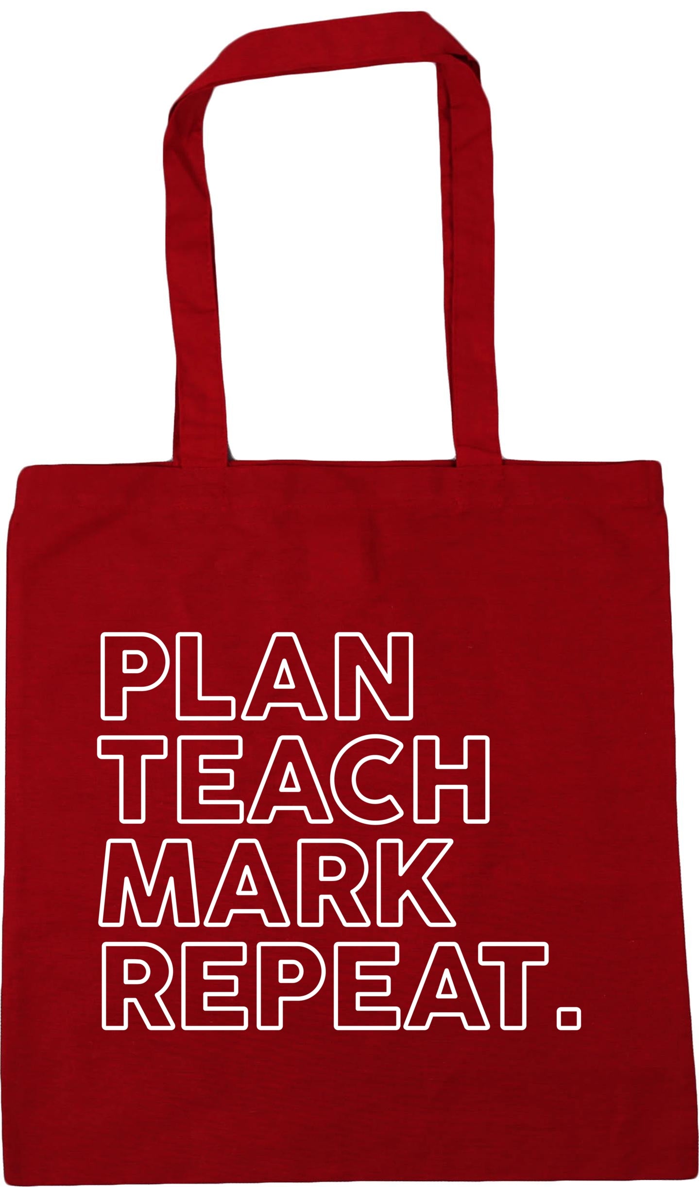 Plan Teach Mark Repeat Tote Bag