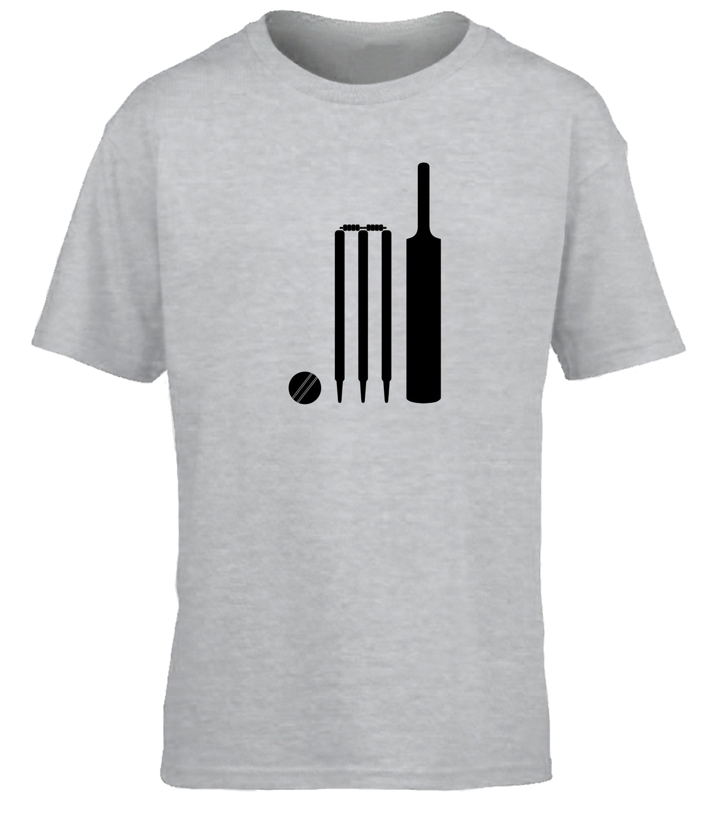 Cricket Bat, Ball and Stumps children's T-shirt