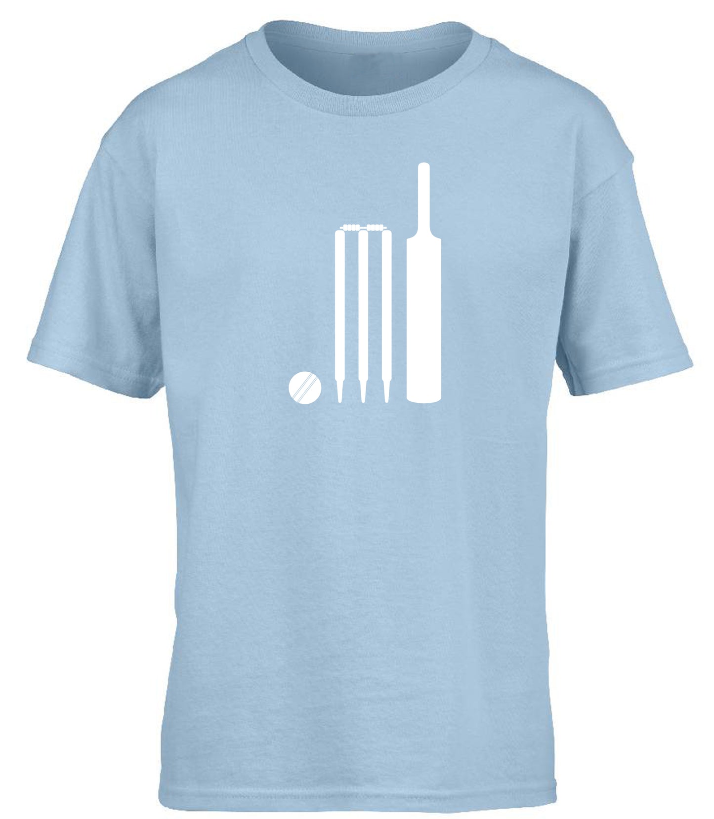 Cricket Bat, Ball and Stumps children's T-shirt