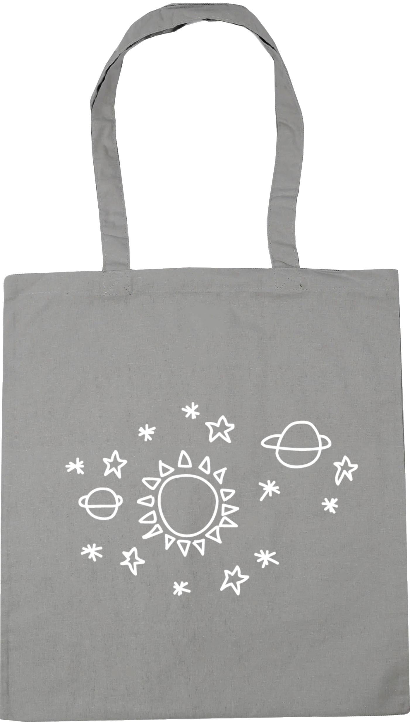 Sun star space pattern Tote Bag