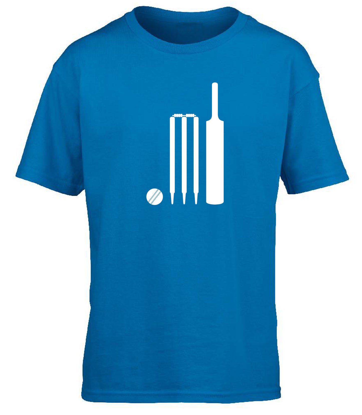 Cricket Bat, Ball and Stumps children's T-shirt