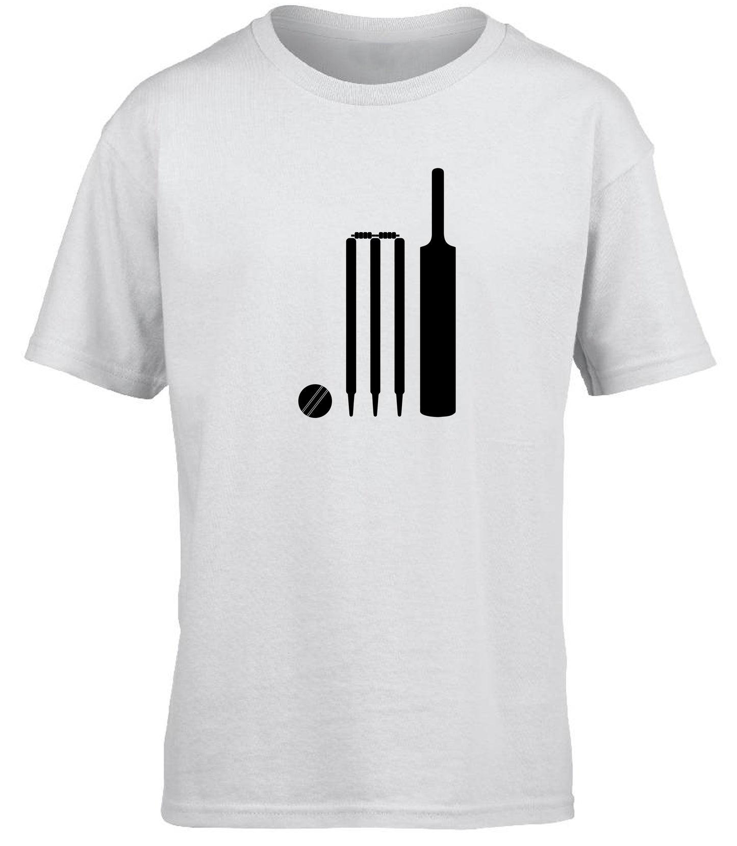 Cricket Bat, Ball and Stumps children's T-shirt