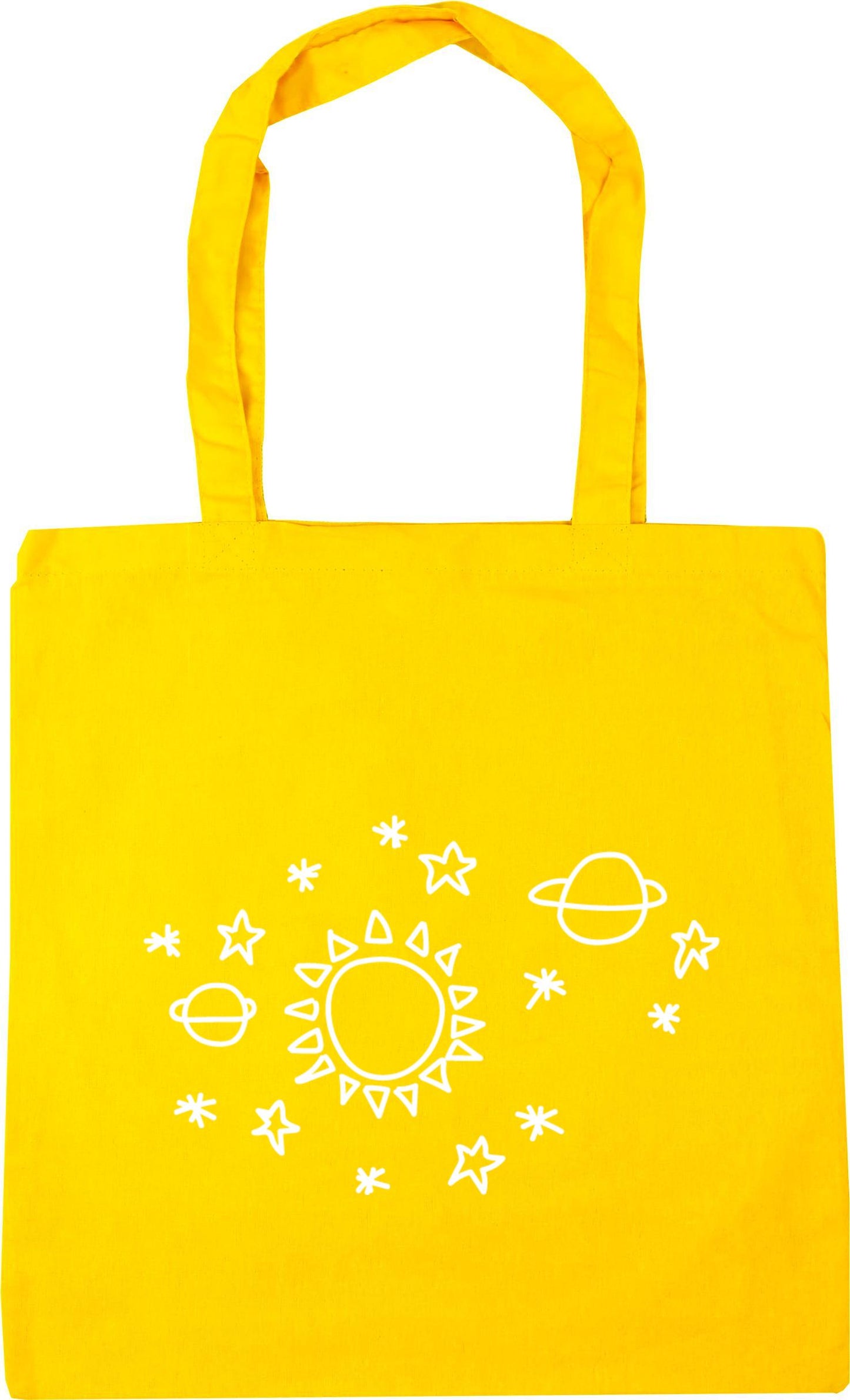 Sun star space pattern Tote Bag