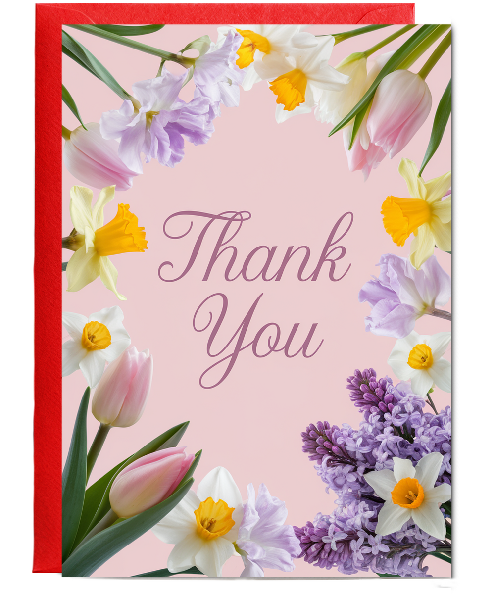 Thank You - Mixed Spring Blooms
