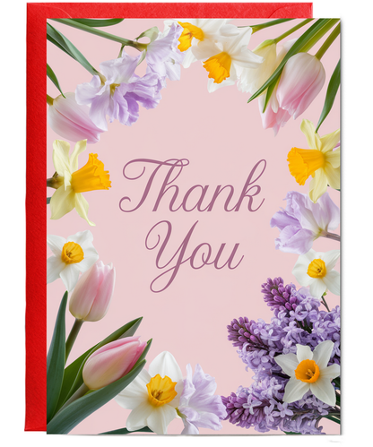 Thank You - Mixed Spring Blooms