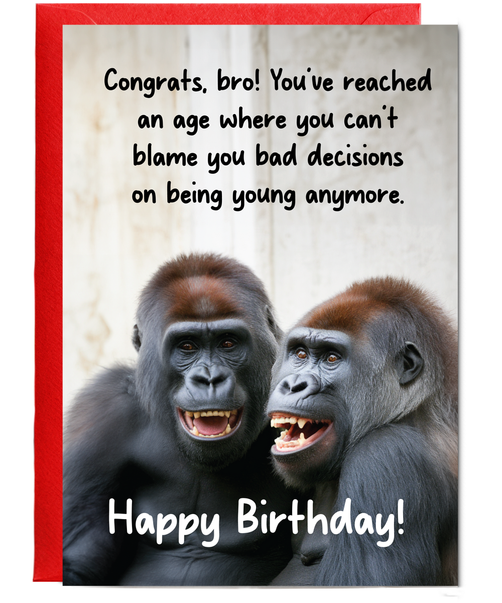 Gorilla Happy Birthday bro