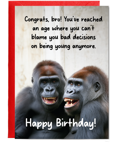 Gorilla Happy Birthday bro
