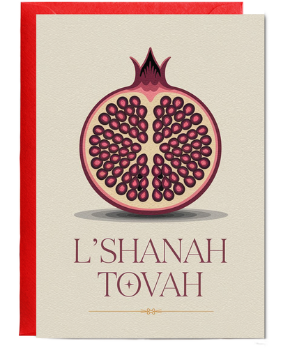 Shanah tova pomegranate painting