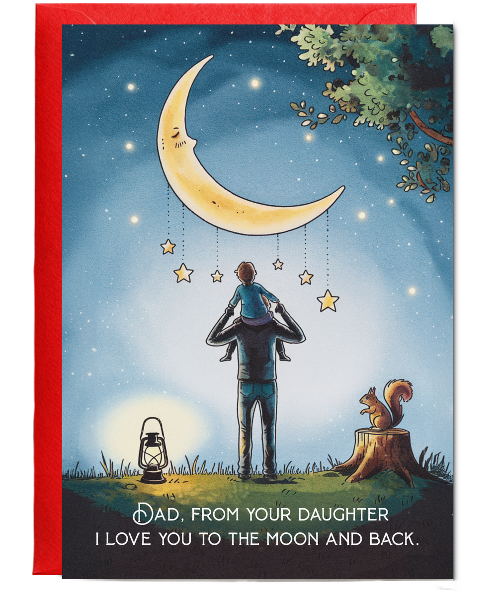 Dad From Your Daughter Moon