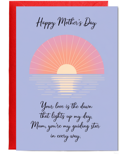 Mothers Day Card Your Love For mum Traditional poem