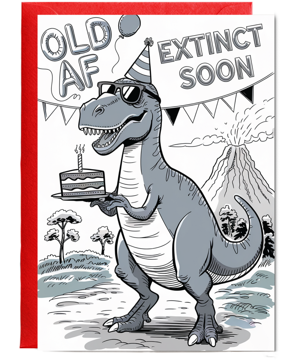 extinct dino you're old af