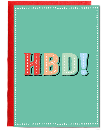 HBD Happy Birthday