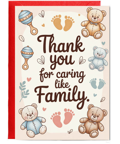 Thank you for caring like family