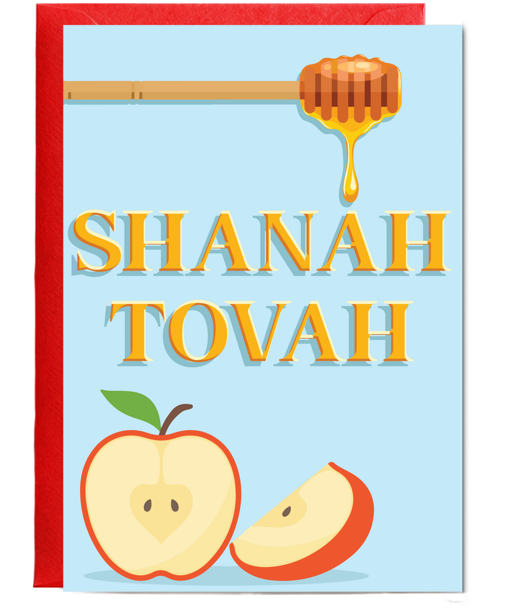 Rosh Hashanah Apple and Honey Shanah tova