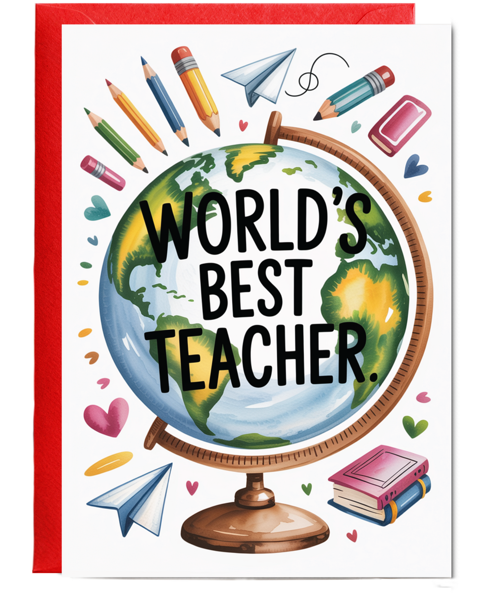 Best Teacher Ever Globe