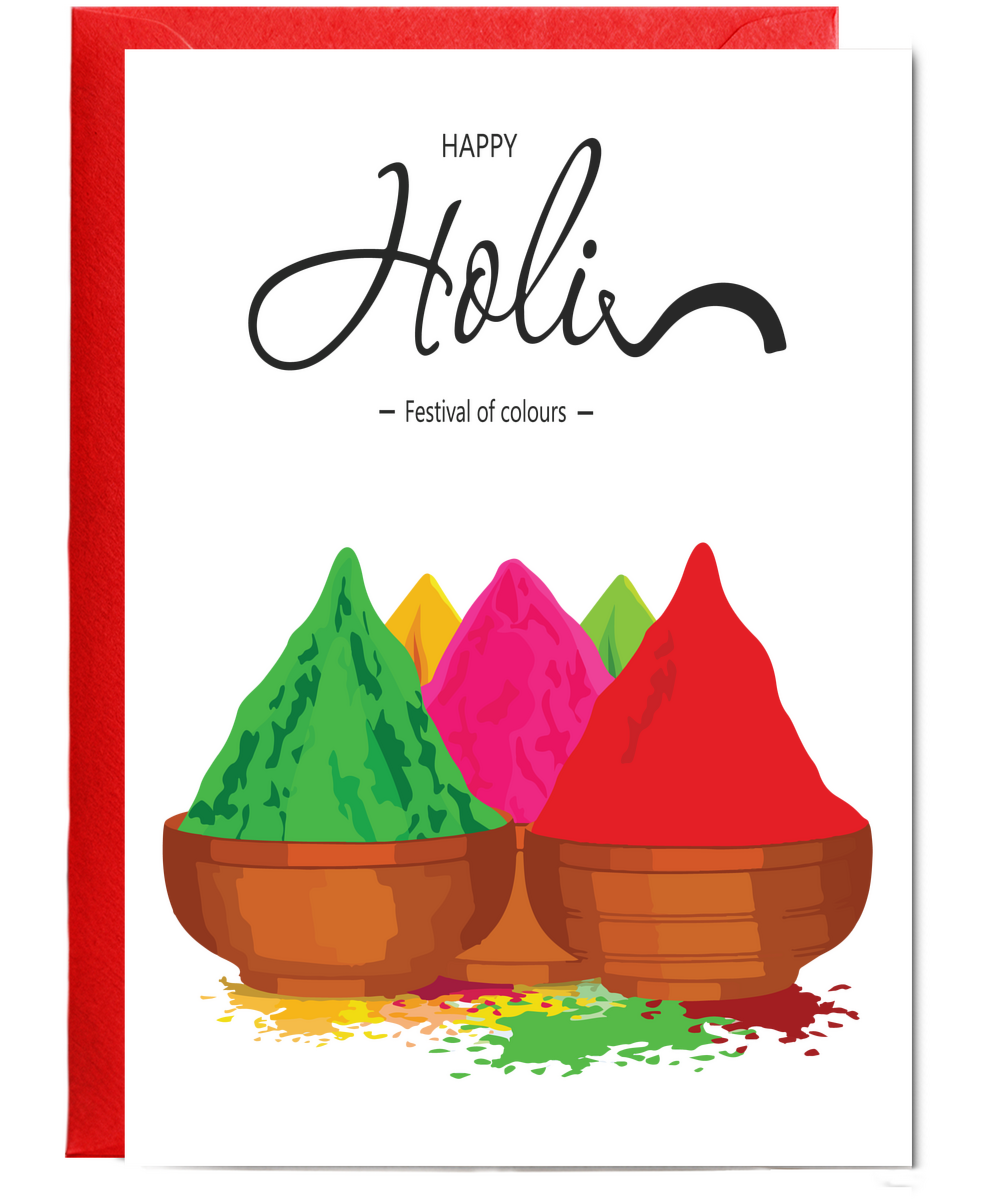 Holi festival of colours powder paint