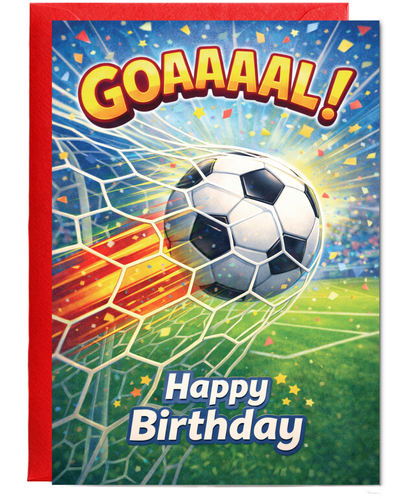 Happy Birthday Football Goal