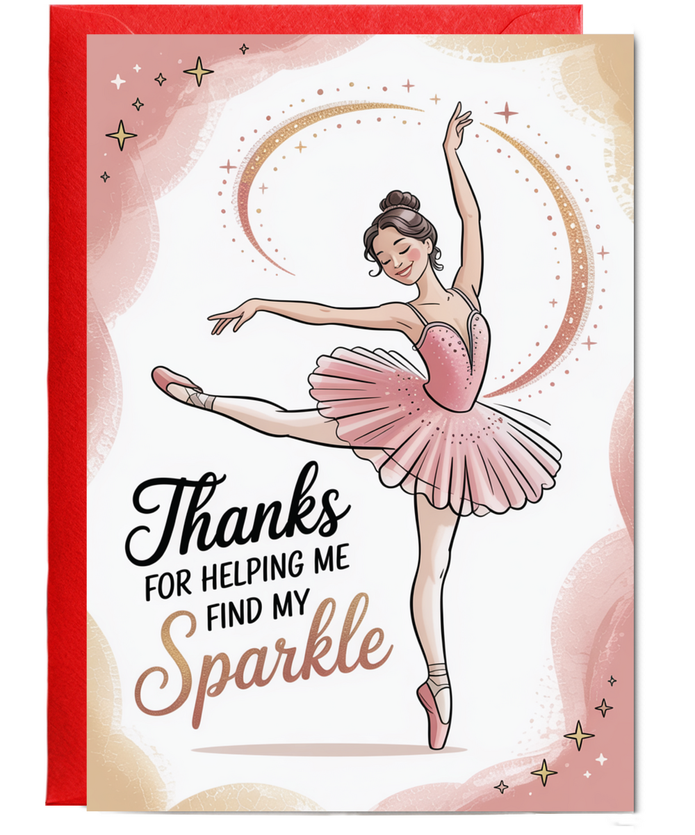 Thanks for helping me find my sparkle pale