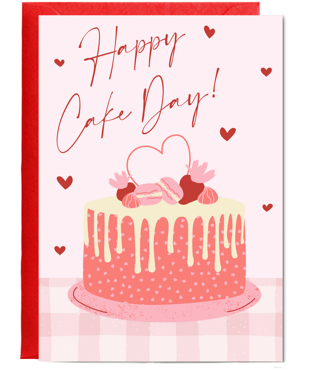 Happy Birthday pink cake day