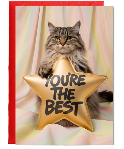 You're the Best with Cat with a Gold Star