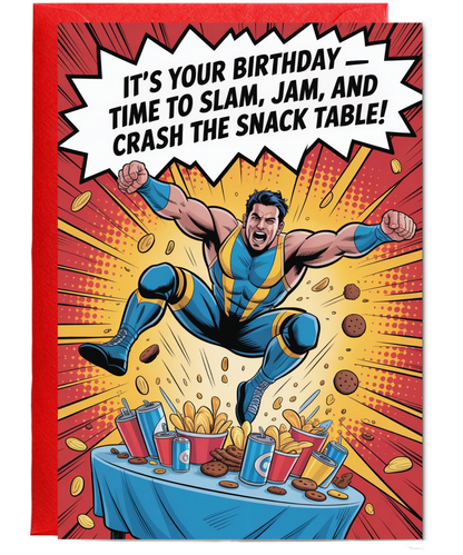 happy birthday card it's your birthday time to slam