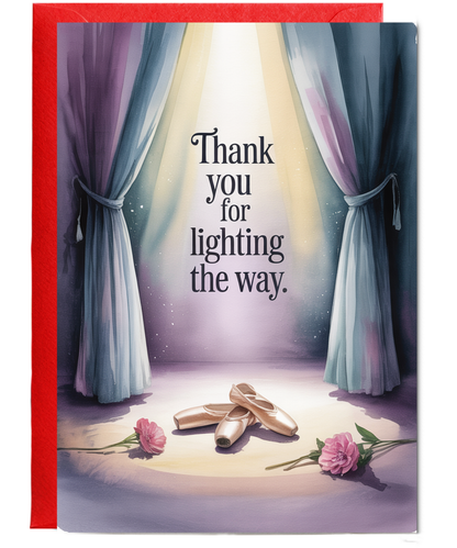 Thank you for lighting the way