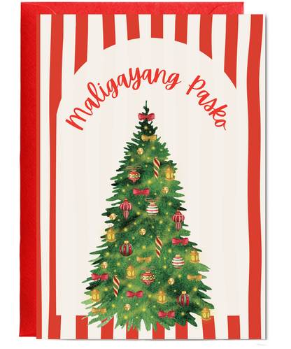 trendy Merry Christmas Maligayang Pasko Filipino