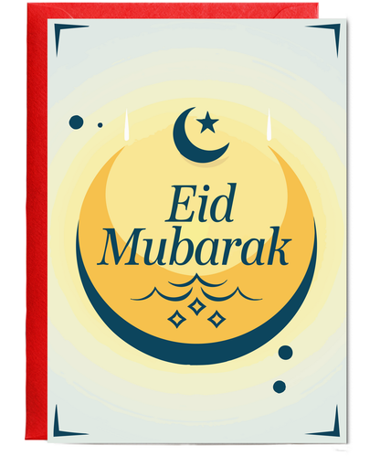 Eid Mubarak moon