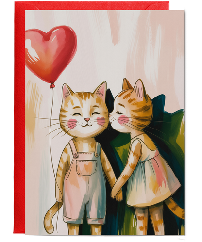 Valentines Kitties in love