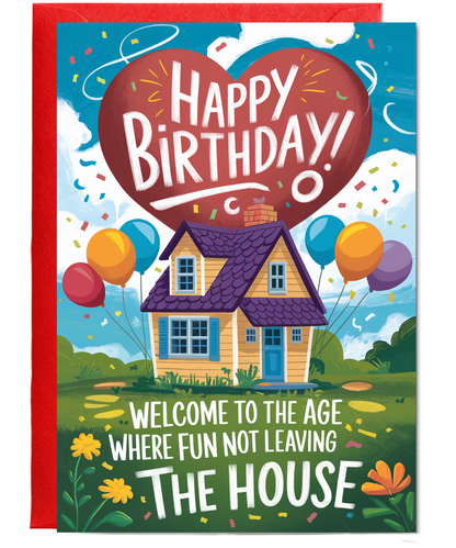 Happy Birthday Card Fun Means Not Leaving the House