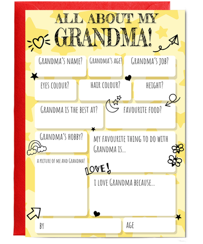 All about Grandma fill in