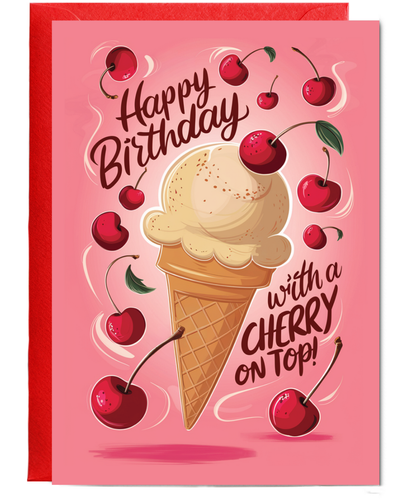 Happy Birthday with a cherry on top