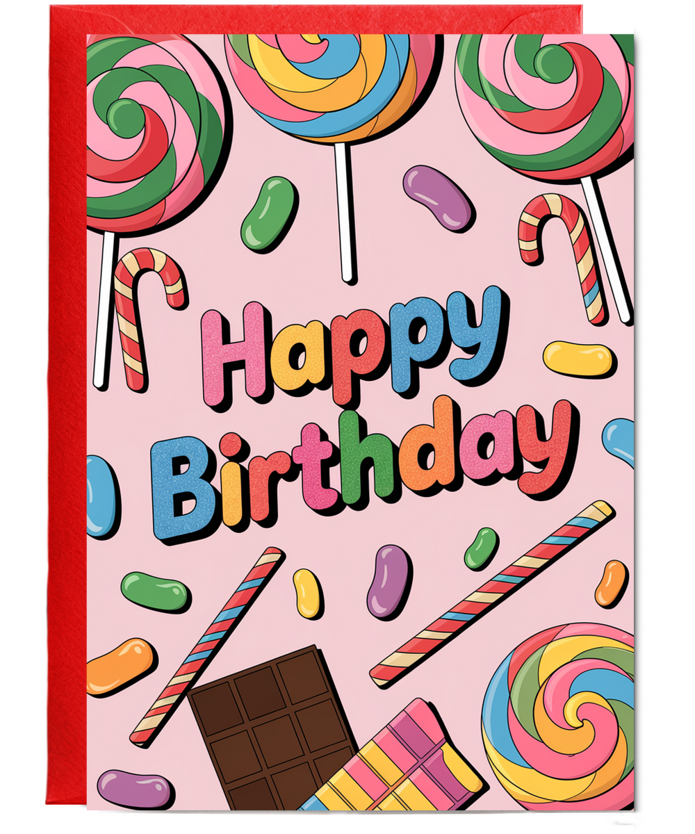 Lollipop and Candy-Themed Design
