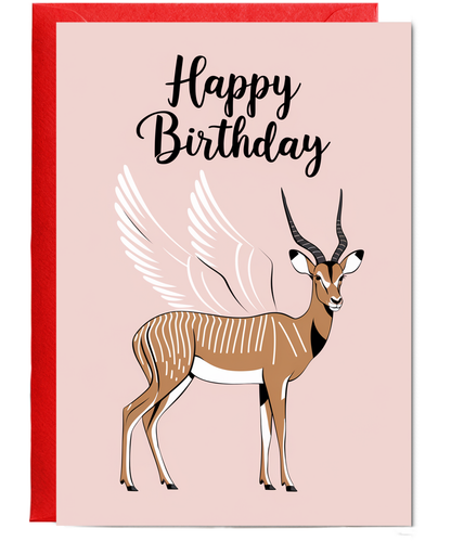 Birthday Card Impala with wings