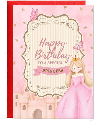 happy birthday card, to a special princess