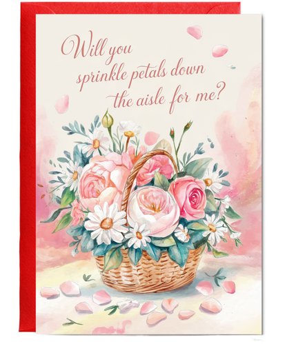 will you sprinkle petals down the aisle