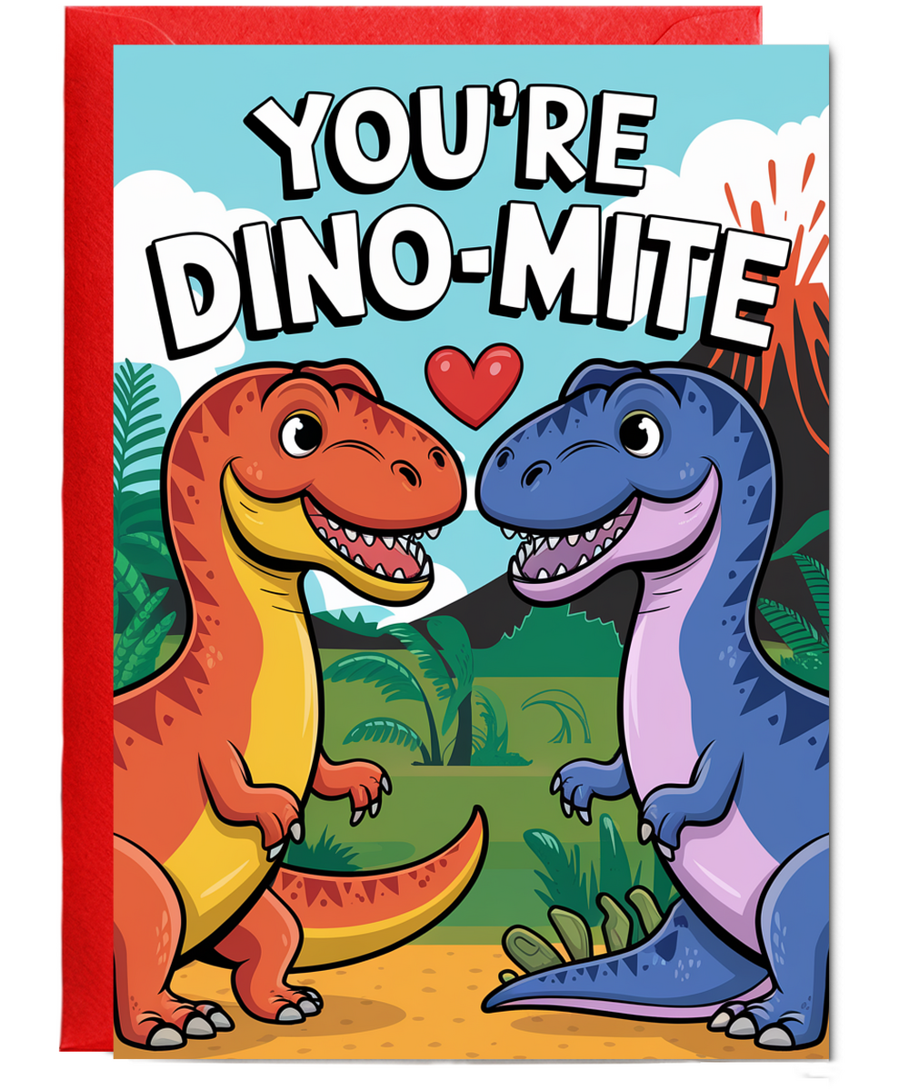 You’re dino-mite Greeting Card